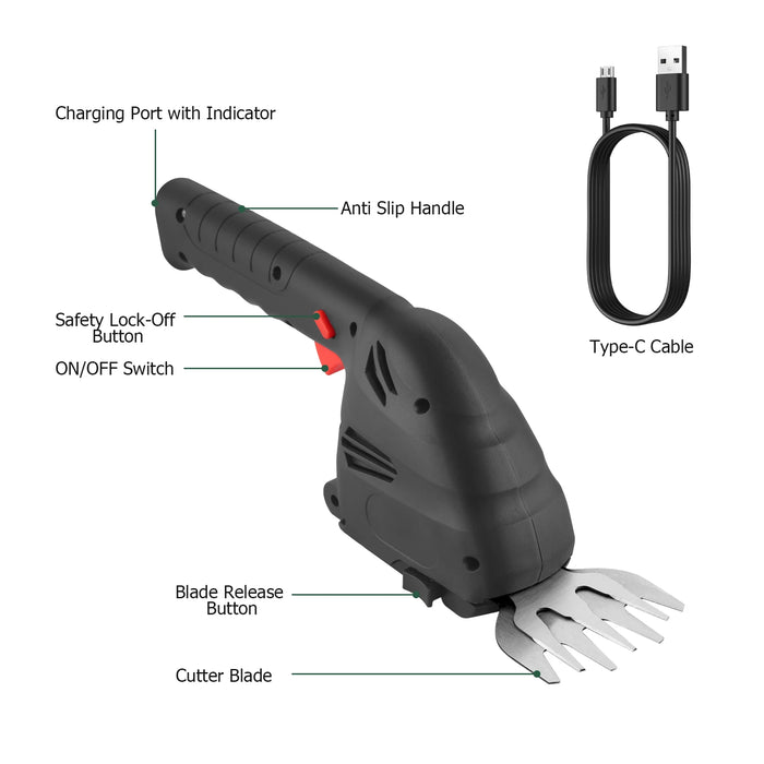 Grinza 2-in-1 Cordless Grass Trimmer